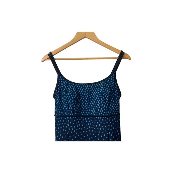 Great Lengths One Piece Bathing Suit Swimsuit Size 10 Polka Dot Skirt Dress - Picture 2 of 9